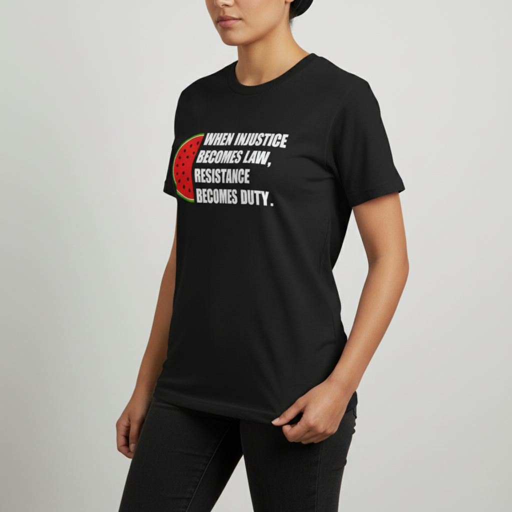 Injustice Becomes Law T-Shirt