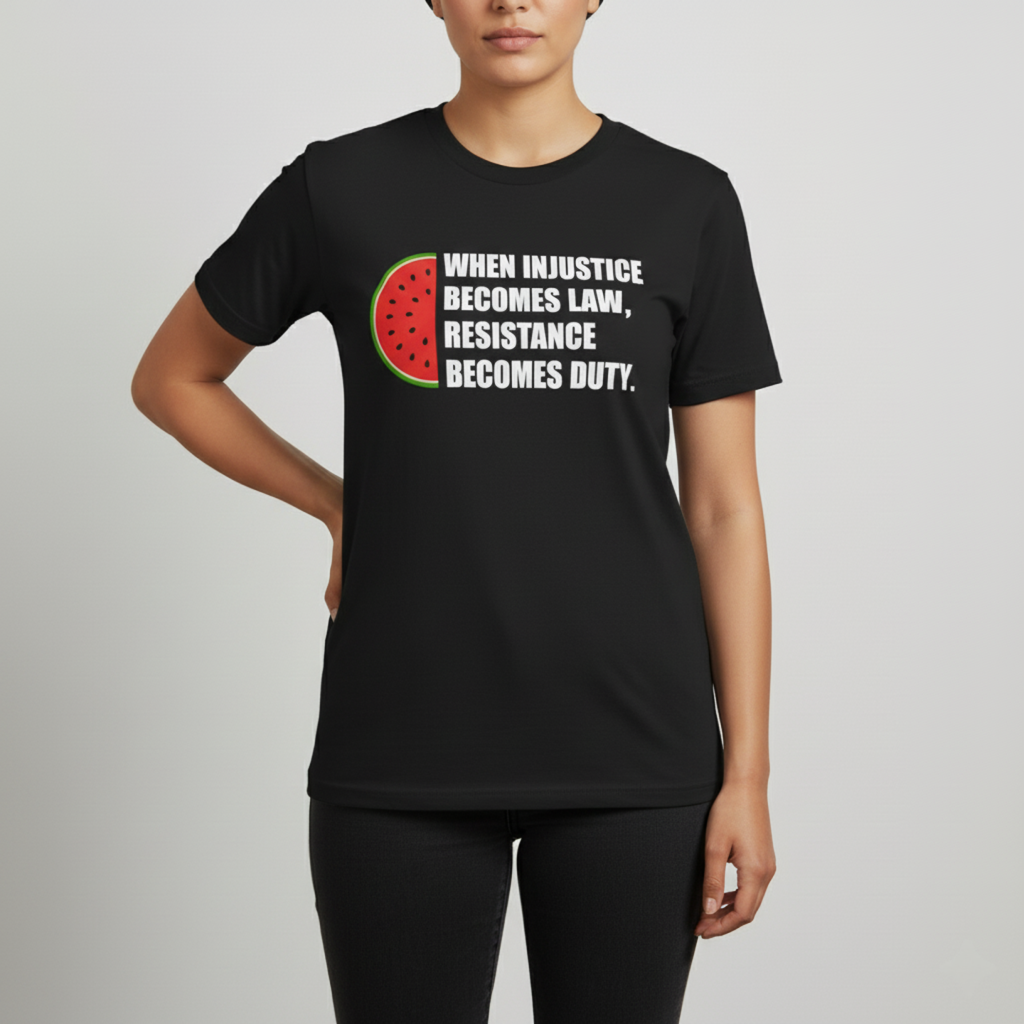 Injustice Becomes Law T-Shirt