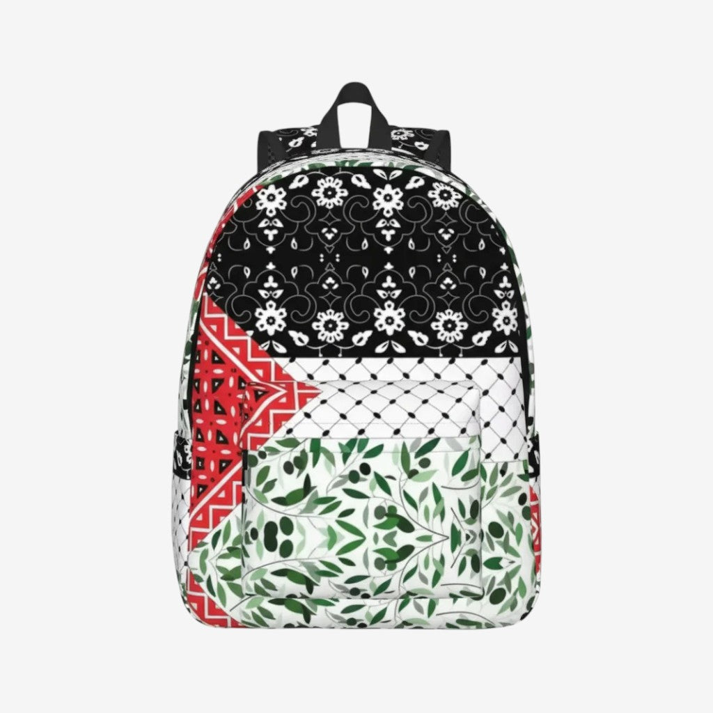 Olive Keffiyeh Backpack