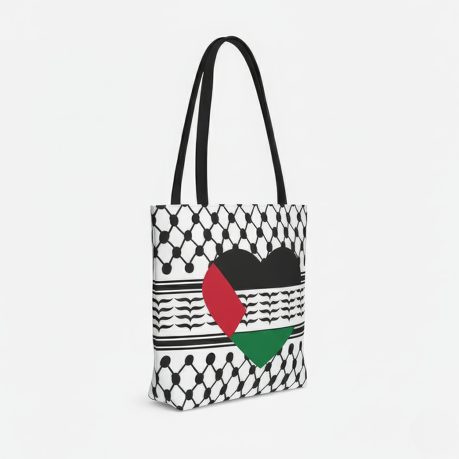 Palestine Heart Tote Bag