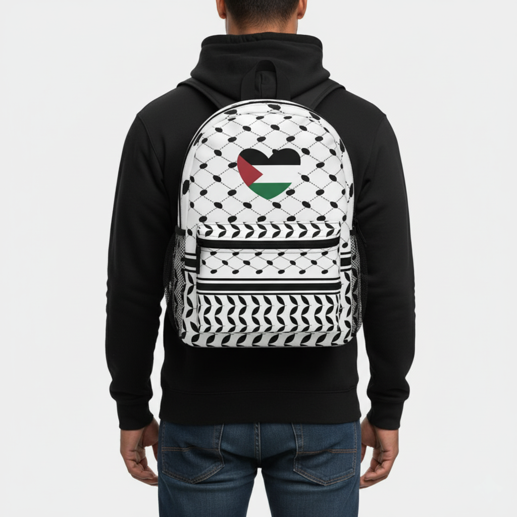 Palestine Heart Backpack
