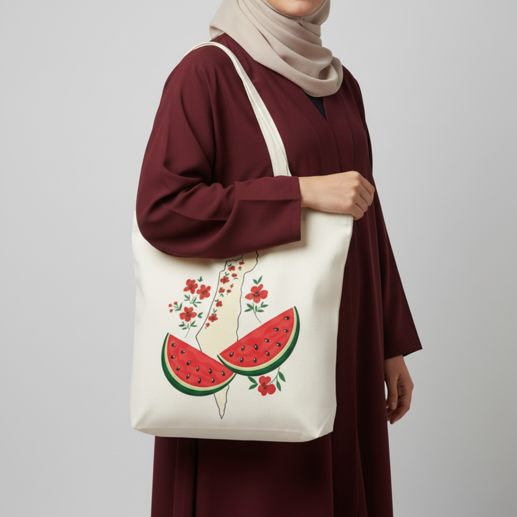 Palestine Watermelon Tote Bag