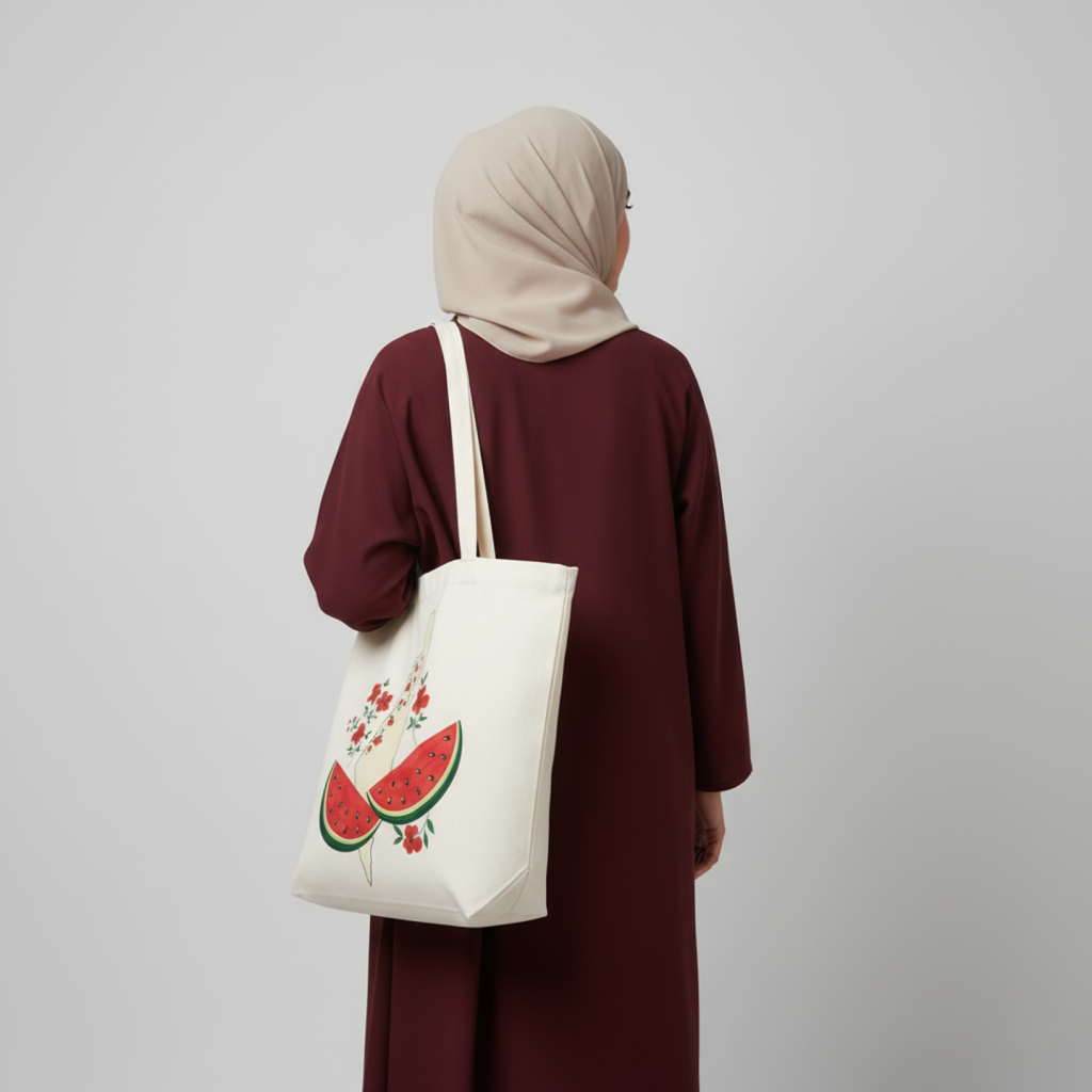 Palestine Watermelon Tote Bag