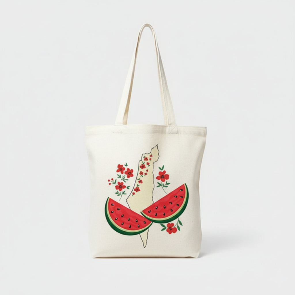 Palestine Watermelon Tote Bag